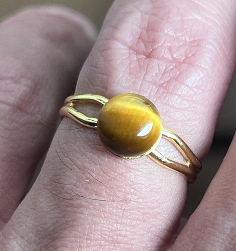 Ring vergoldet 18k - vergoldet, verstellbar