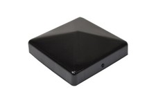 12 X Pfostenkappe Schwarz