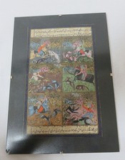 Original Gouache Jagdszenen
