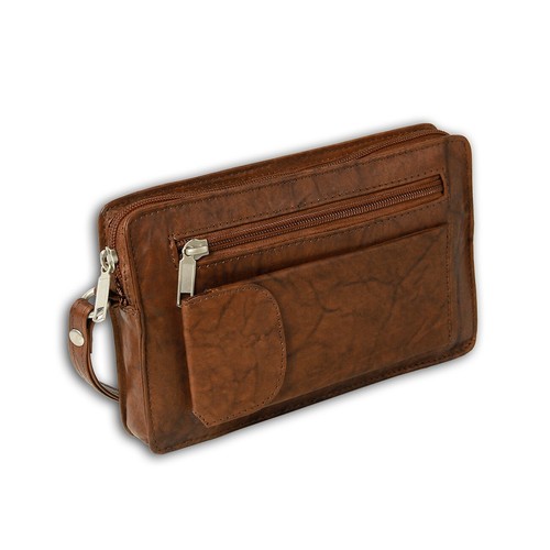 Drachenleder handgelenktasche - drachenleder,