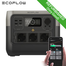 ECOFLOW RIVER 2 Pro Powerstation 768Wh LiFePO4 800W Tragbare Solargenerator