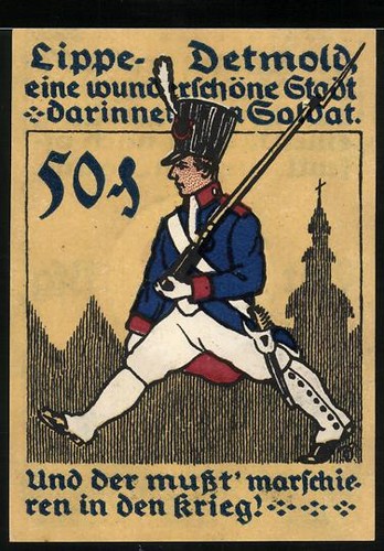 Notgeld lippe detmold 1920 - notgeld, 1920,