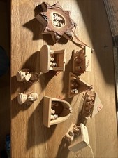 Weihnachtsschmuck Christbaumschmuck Holzkrippe Holz