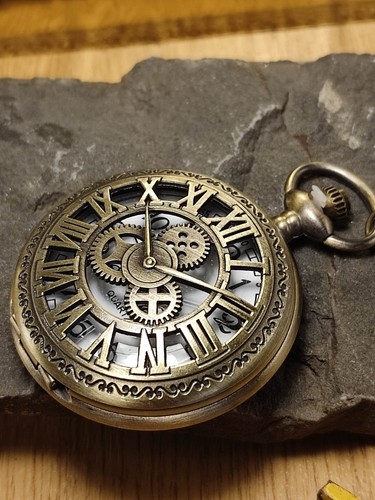Herren taschenuhr steam punk - steam,