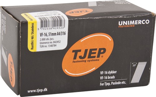 Tjep vf16 brads 51mm 000 - vf16, 2.000