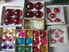 Konvolut Weihnachtskugeln (Kugeln/Glocken) bunt Teile