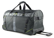 travelite Basic Active Trolley Travel Bag Tasche Anthrazit / Lemon Schwarz Grün