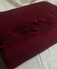 Wolldecke 100% Wolle Schurwolle Extradick Warm Naturbelassen Handgewebt XXL