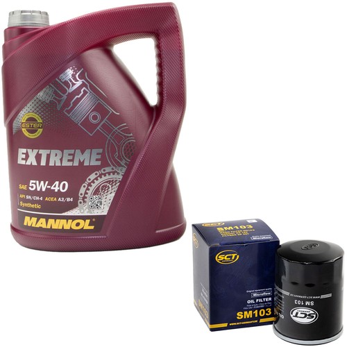 Motoröl set liter - 5w-40, 5