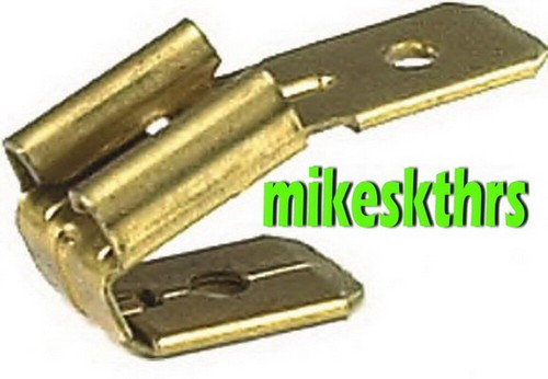 Flachstecker mit - ,