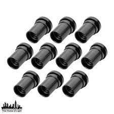 E14 - 10x Standard Illu Fassung OHNE Dichtung f. Lichterkette Flachkabel