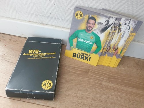 Autogrammkartenset bvb saison