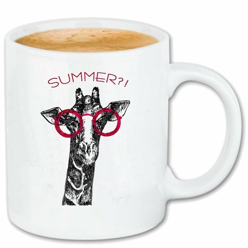 Kaffeetasse lustige giraffe - kaffeetasse,