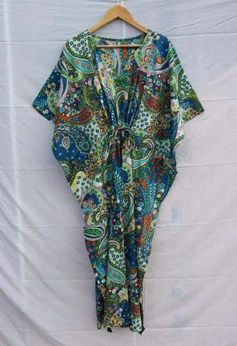 Langes kleid kaftan print - langes,