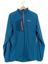 SALEWA Herren Fleecepullover Blau Gr. 52/XL Outdoor Langarm Polyester