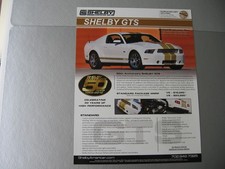 orig. USA Prospekt Ford Mustang Shelby GTS 50th Anniversary 2012
