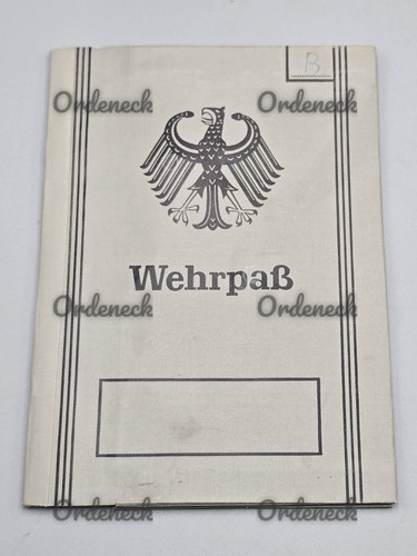 Bundeswehr wehrpaß kwea - -,