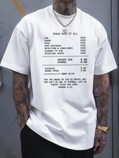 Men' JESUS PAID IT ALL Faith