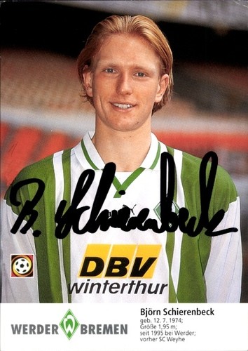 Autogrammkarte fußballer - autogrammkarte,