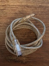 FireWire-Kabel (IEEE 1394)  genauer: 6-poliger FireWire 400. 1,80 Meter