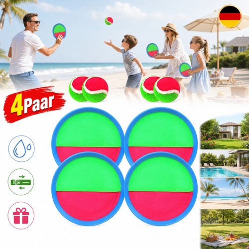 4pcs klettballspiel wurfspiel - klettballspiel,