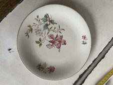 KUCHENTELLER Bavaria Schirnding Porzellan Goldrand  Vintage