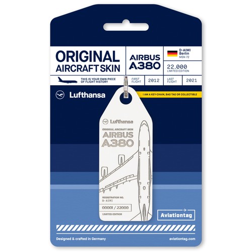 Aviationtag lufthansa airbus - aviationtag,