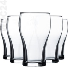 6 x 0,2 L Cola-Form Gläser