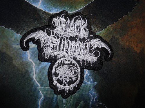 Black funeral shape logo - black,