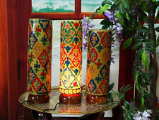 handbemalt Orient Lampe Kamelleder Tischlampe Camel Skin leather Table lamp IT22