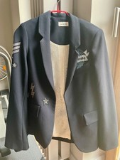 Zadig & Voltaire Damen Blazer dunkelblau Gr. 34