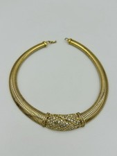 Collier Schmuck Henkel & Grosse Germany CD Christian Dior Vintage Goldfarben