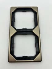 Merten Octocolor Bronze Metall 2-fach Rahmen für Steckdose Schalter Taster n
