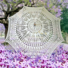 Brautschirm/Sonnenschirm - Neu - Handarbeit