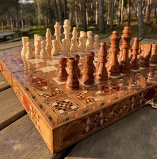 Backgammon Schachspiel 3in1