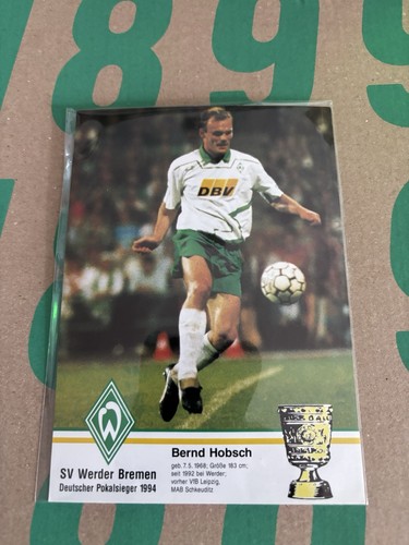 Werder bremen autogrammkarte - werder,
