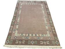 Ganz Feine Orientteppich Nepal Natur Pur Handgeknüpft 180/120 Hell Rosa