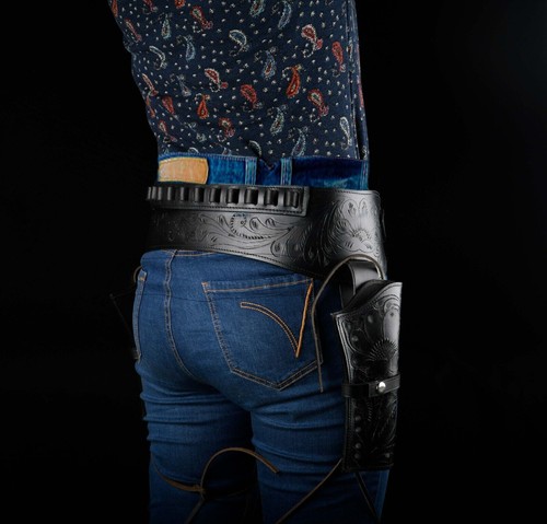 Leder westren cowboy - leder,