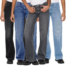 Only Damen Wide Leg Jeans Hose