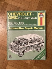 Automotive Repair Manual - Chevrolet & GMC Full-size Vans Reparaturanleitung