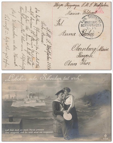Matrosenkarte 1917 marine - matrosenkarte,