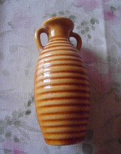 Kleine Vase honigfarben