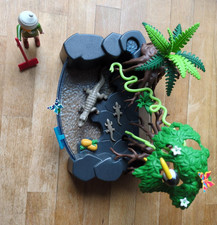 Playmobil 4463, Kaimanbecken, Zoo, vollständig mit Anleitung