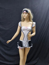NEGLIGE SeXy DIENSTMÄDCHEN Kostüm AUPAIR Mädchen ZIMMERmädchen Maid STRING XS S