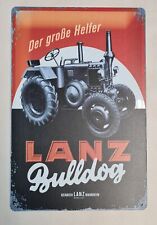 Lanz Bulldog Blechschilder