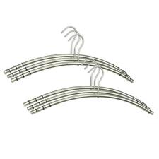 Kleiderbügel hochwertig aus Edelstahl (VE=6 Stück) Garderobenbügel Wäschebügel