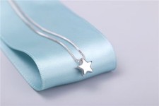 Silber Plattiert Star Kette