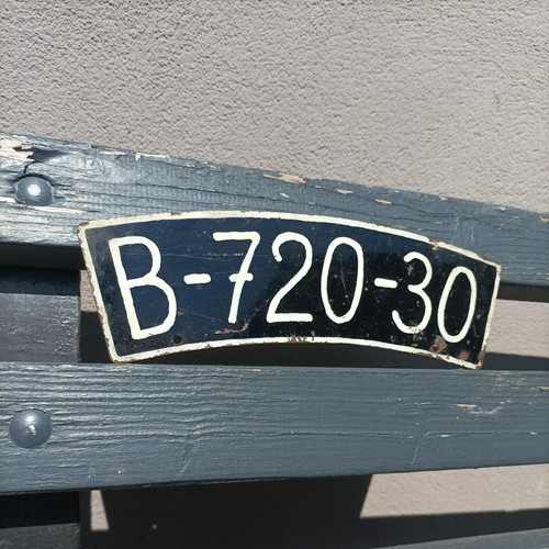 Altes nummernschild - altes,