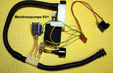 Labor Membran Druckpumpe 6V = el. Steuerventil Silikon Schläuche Verteile gepr.