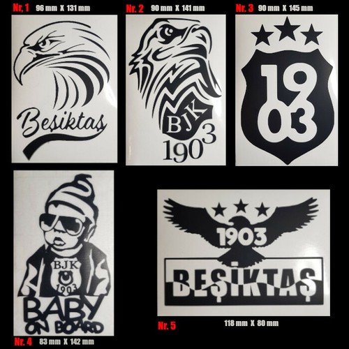Besiktas autoaufkleber sticker - autoaufkleber,